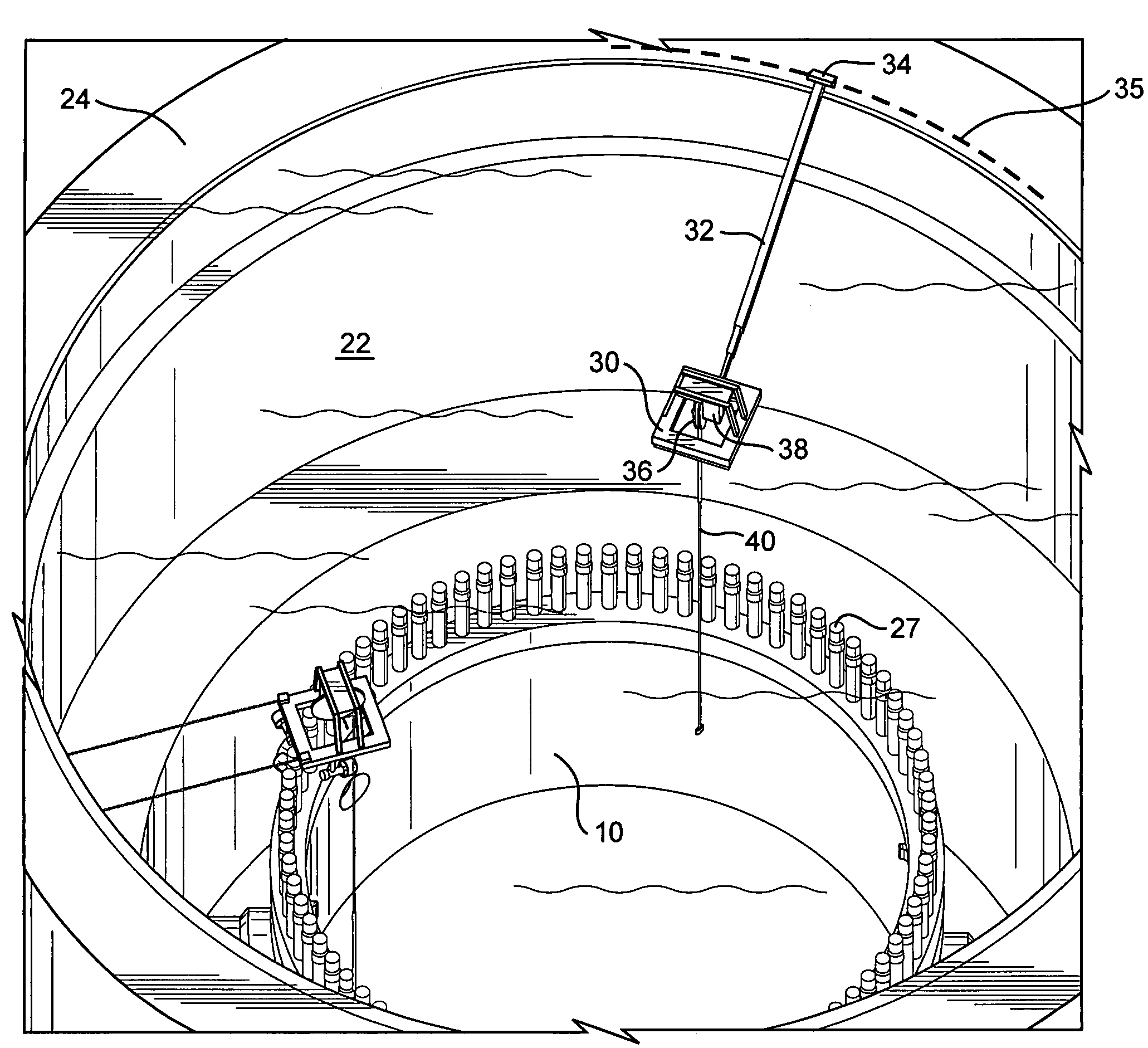 Method of inspecting or utilizing tools in a nuclear reactor environment