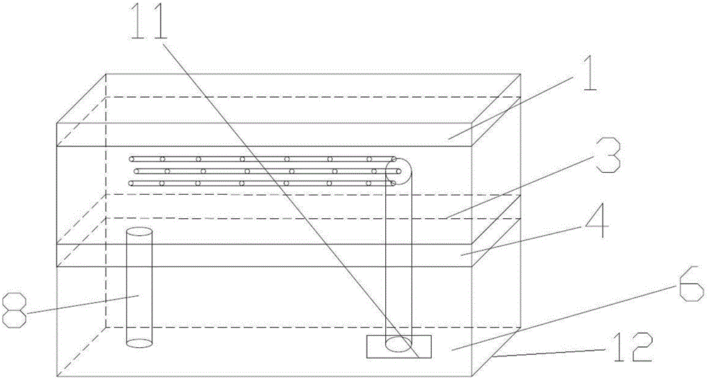 Water culture and medium culture combined plant planting device and method suitable for ocean-going ship