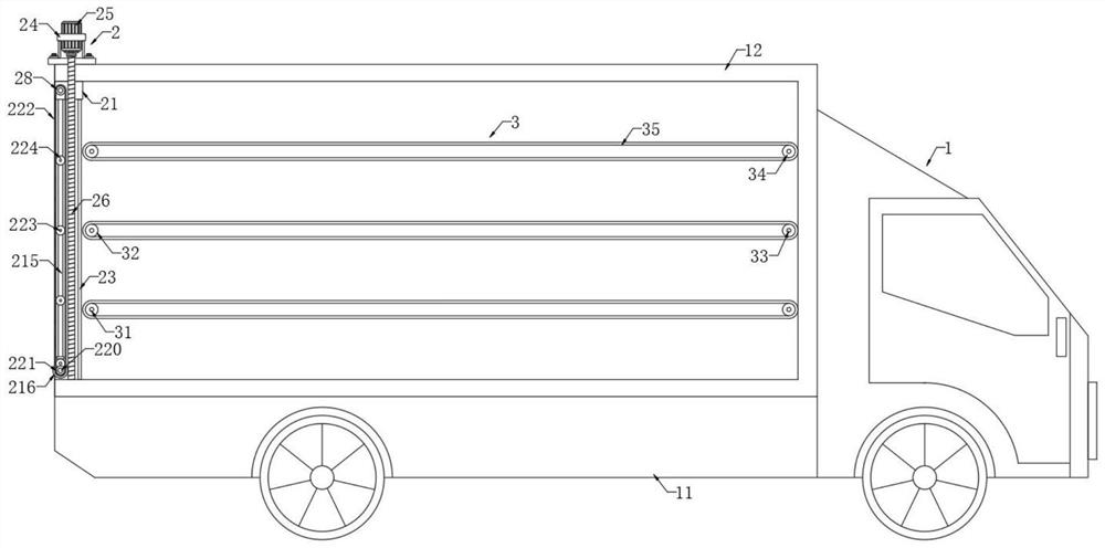 Intelligent logistics transport vehicle