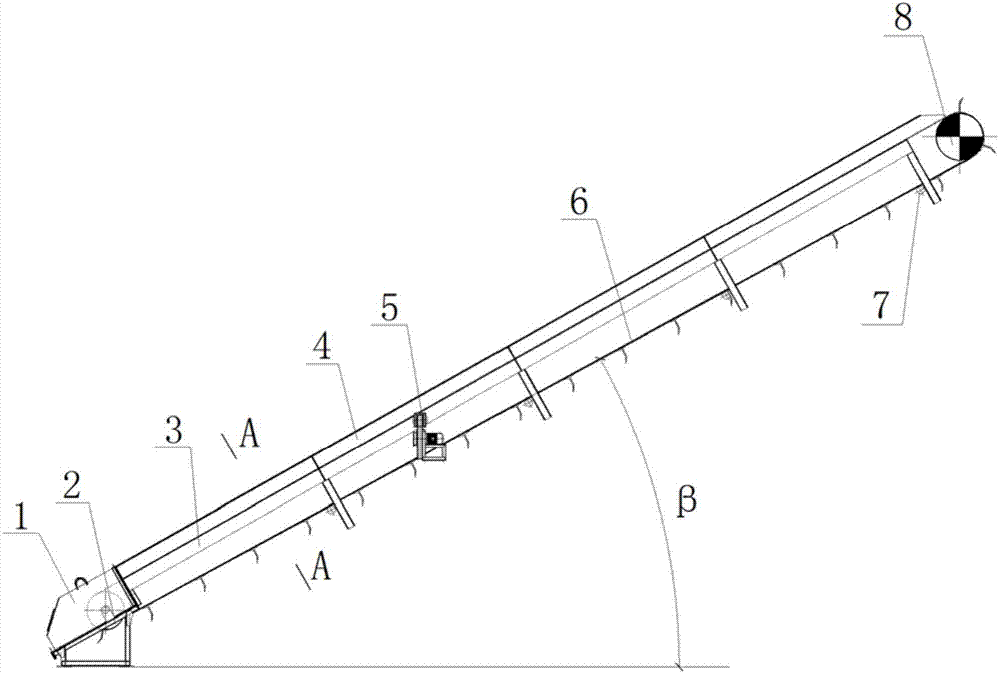 Large-angle packaged object air cushion conveyer