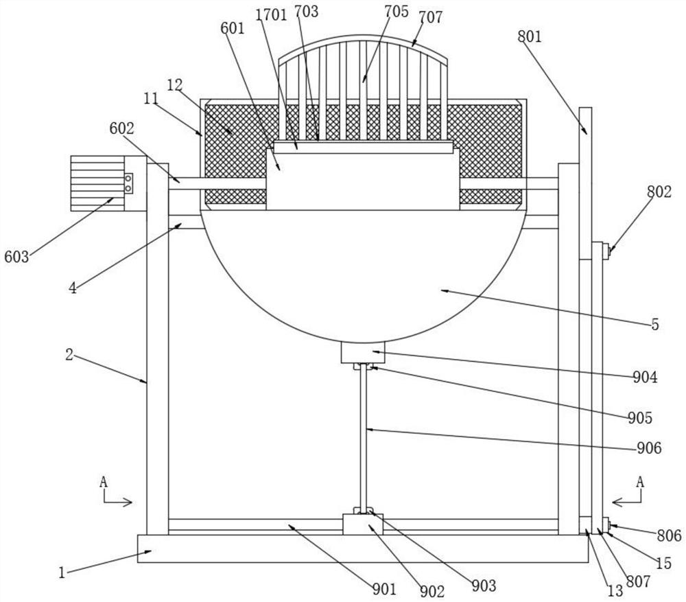 High-automation strip-shaped tea intelligent stir-frying equipment