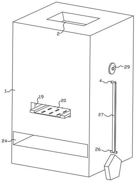 Material processing device capable of purifying agricultural crops