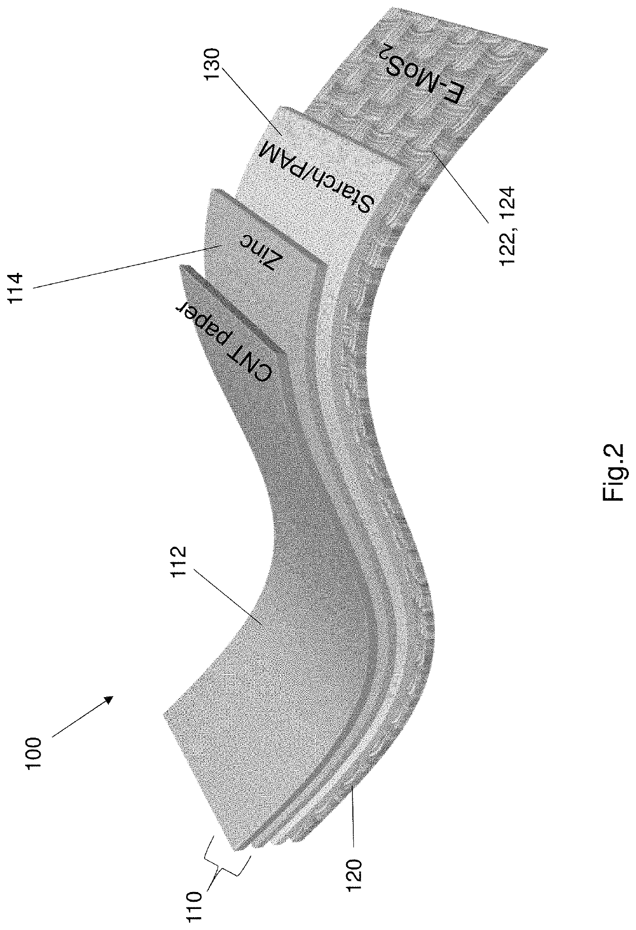 Rechargeable electrical device having a multi-layered structure molybdenum disulphide cathode