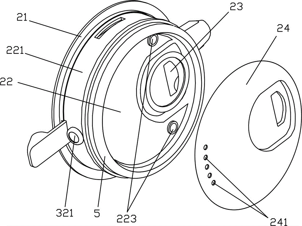 A safe anti-overflow electric kettle