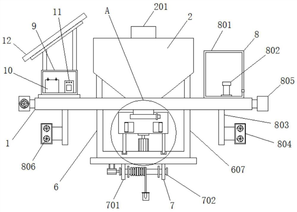 Artificial intelligence feeding device for fishery breeding harm prevention based on Internet of Things and use method