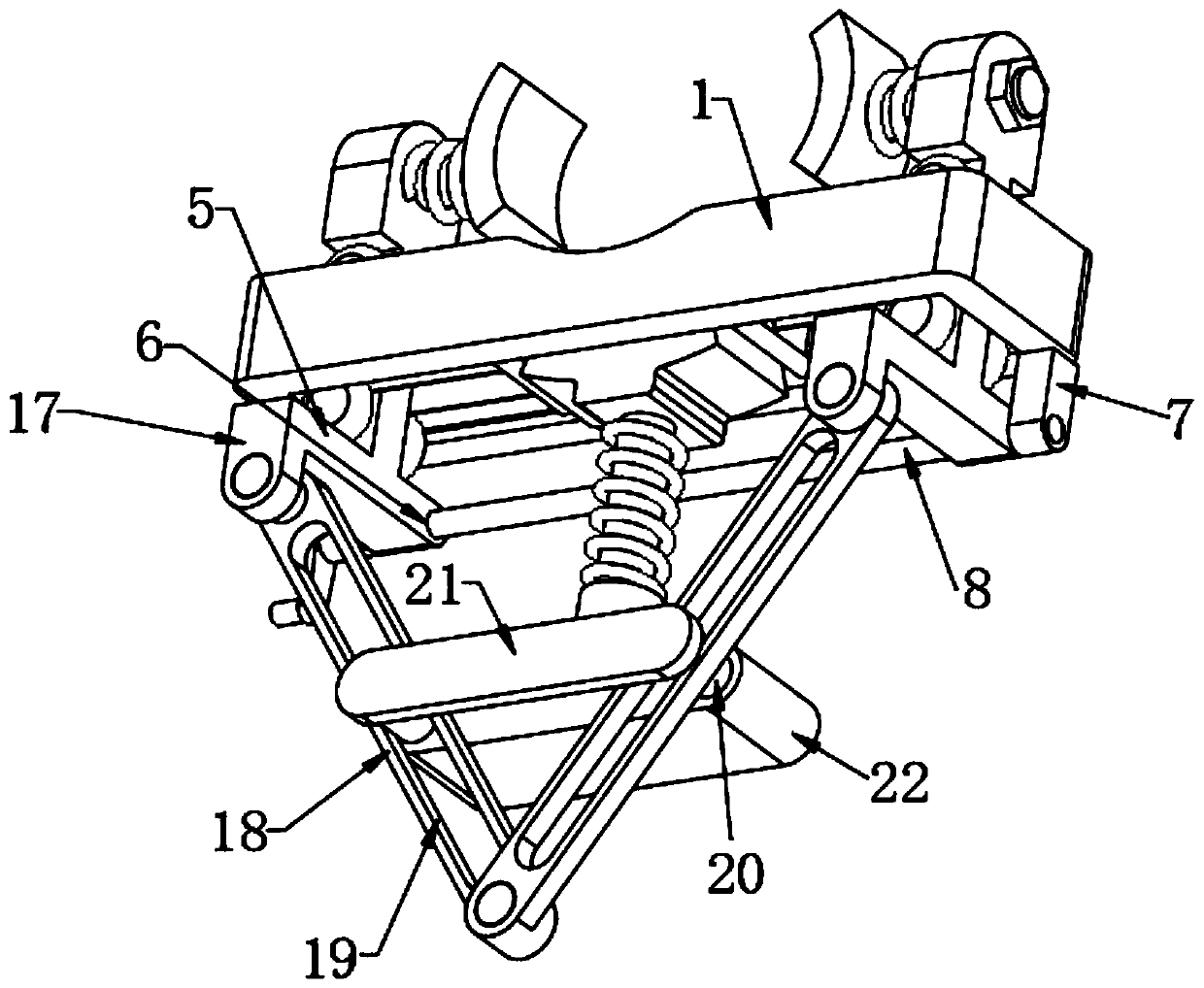 Neck fixing device for emergency department