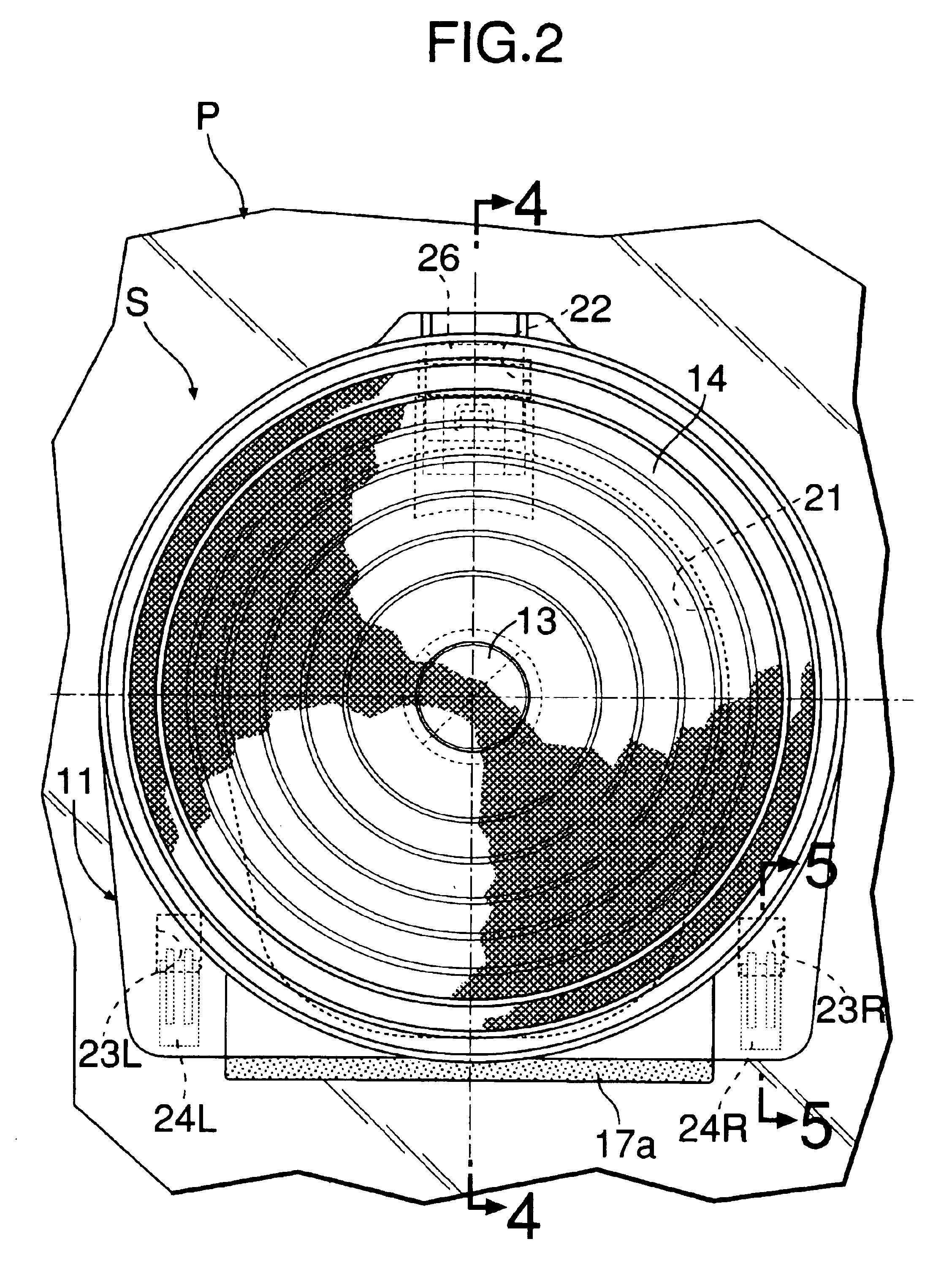 Speaker installation structure