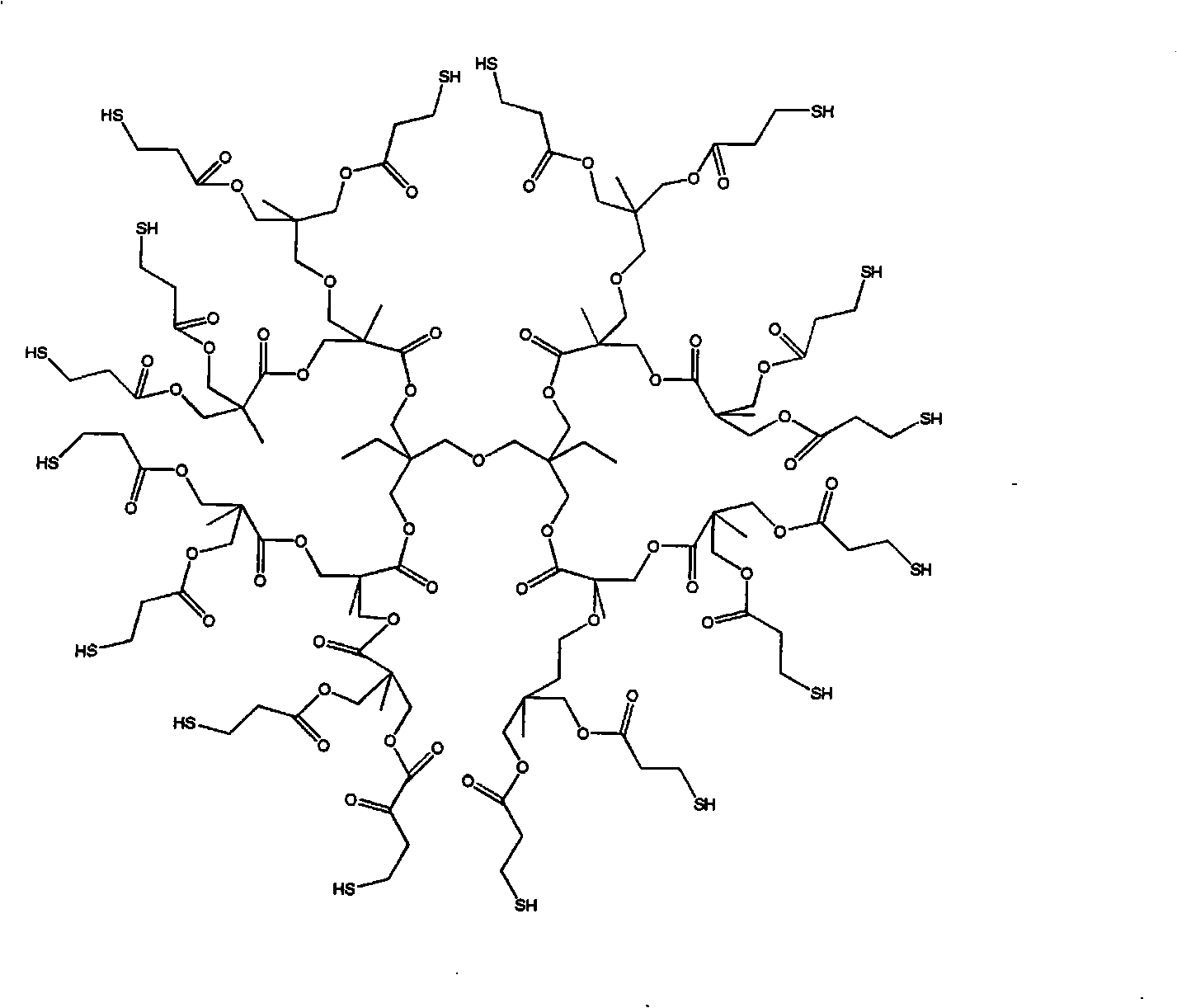 Reactivity high-branching vinyl polymer and preparation method