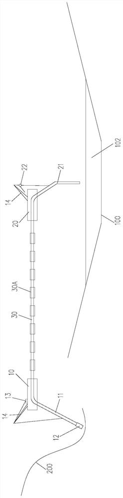 Treatment method for hydraulic structure foundation