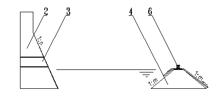 Method and structure for providing downstream ecological flow after gate locking of stream guidance water release structure