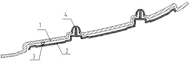 Connection structure of retro-reflector and body