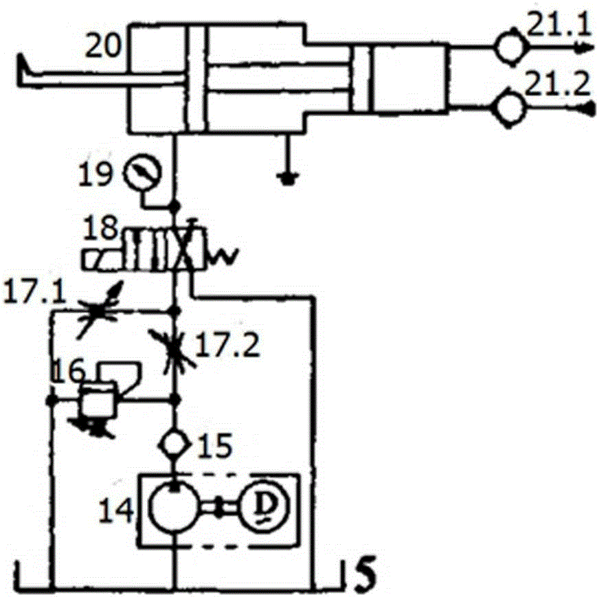 Valve testing stand for hydraulic support