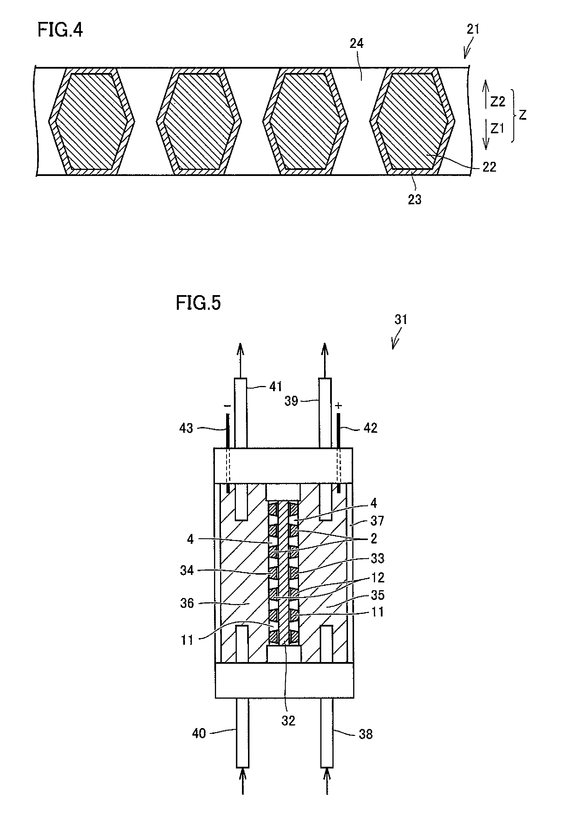 Diamond electrode, method for producing same, and electrolytic cell