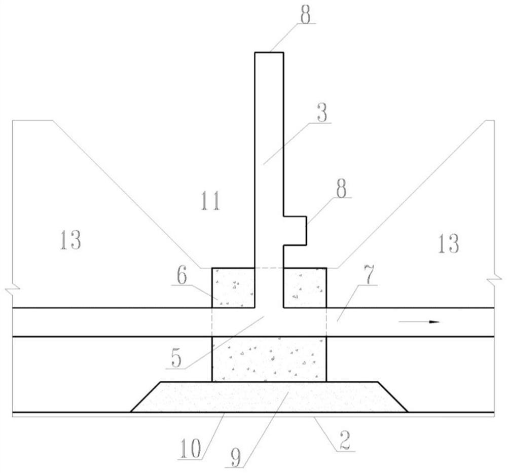 Upstream-type tailing pond multi-level independent flood drainage system