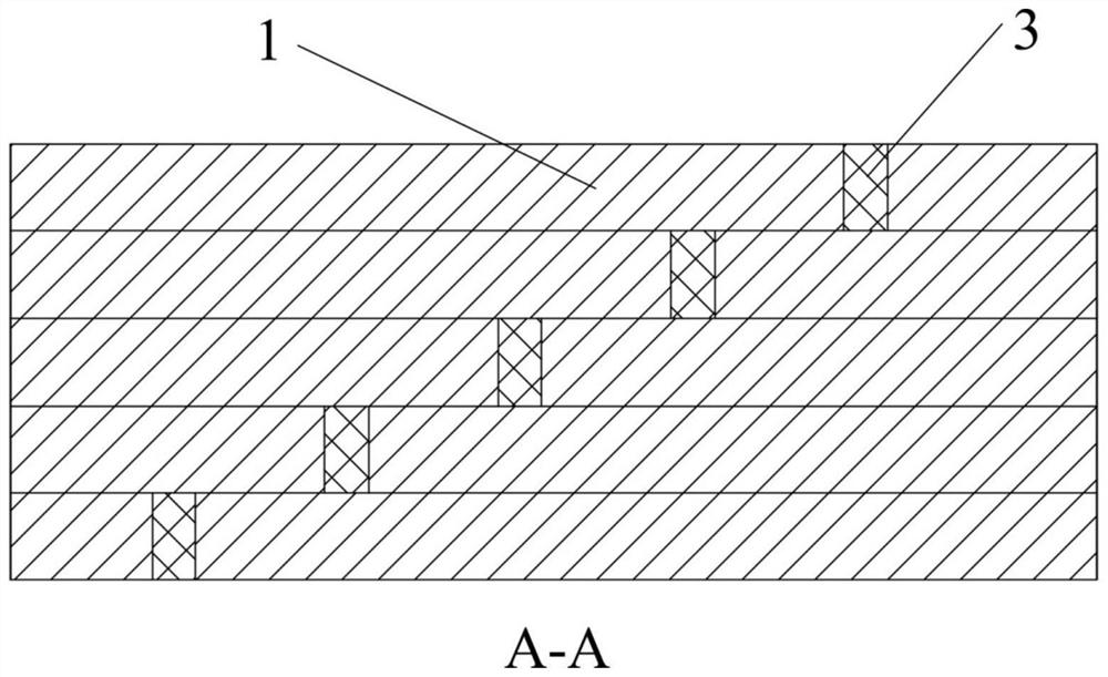 Noise-reducing transformer iron core structure and manufacturing method thereof