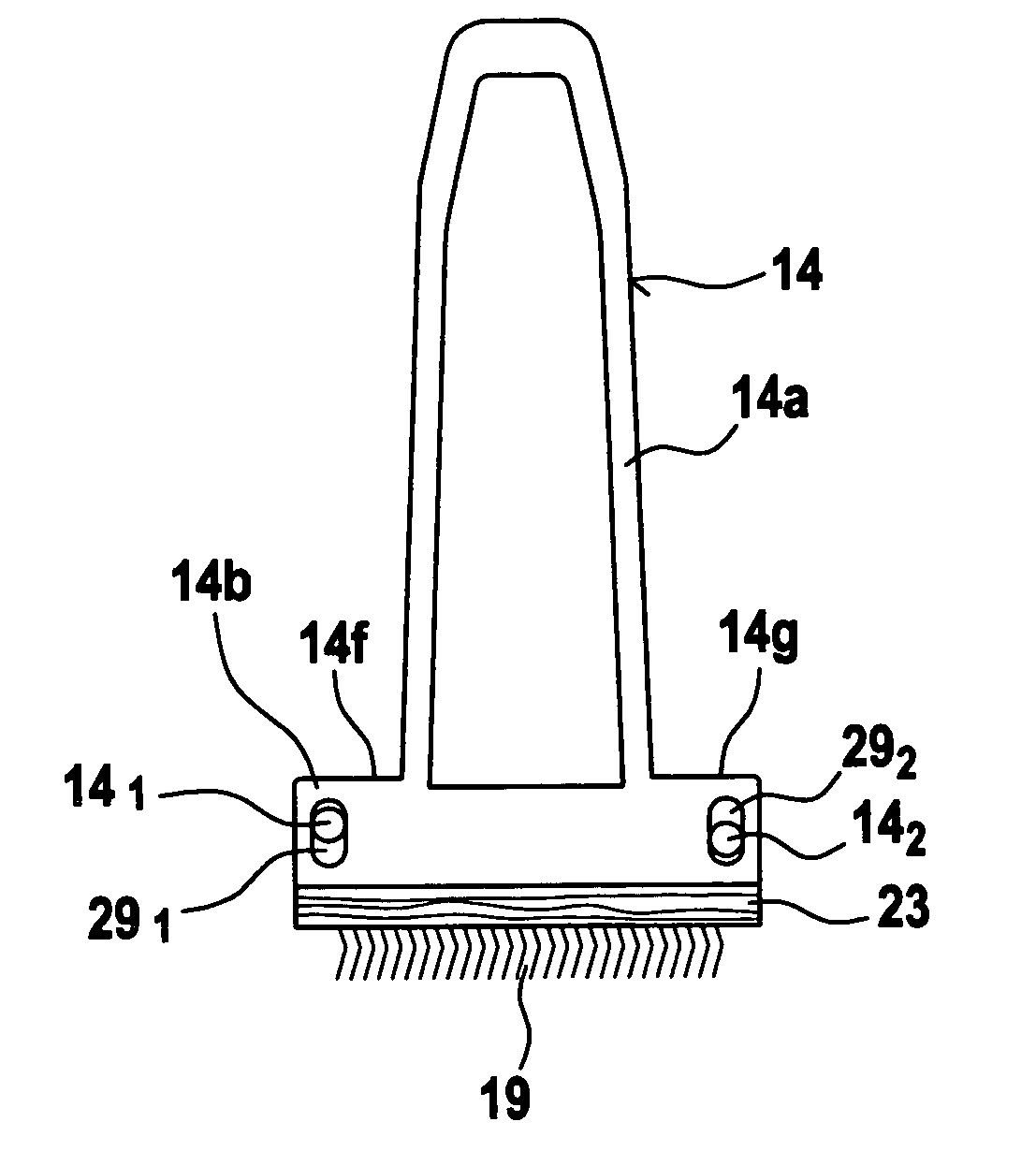 Card flat bar for a carding machine