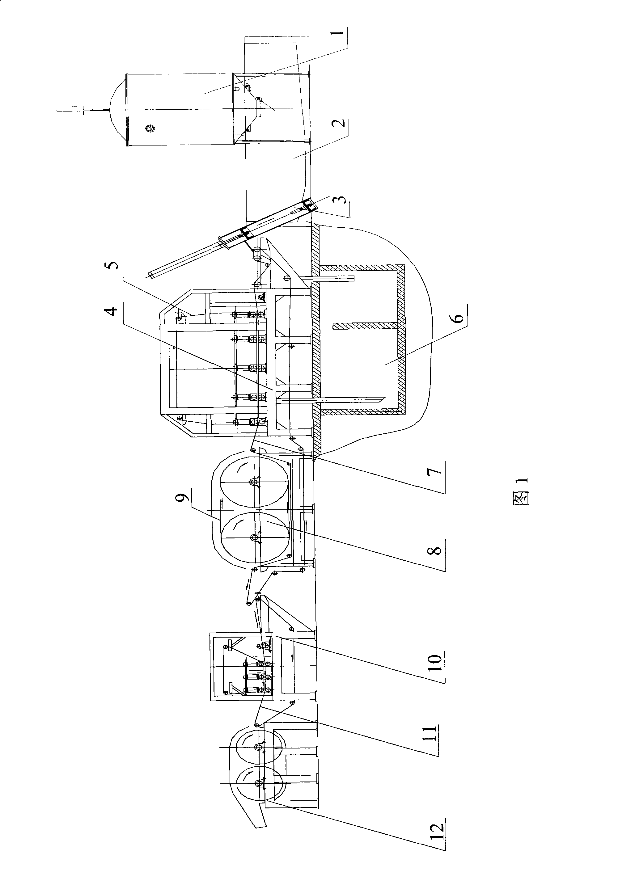 Automation production process for degumming mulberry bark