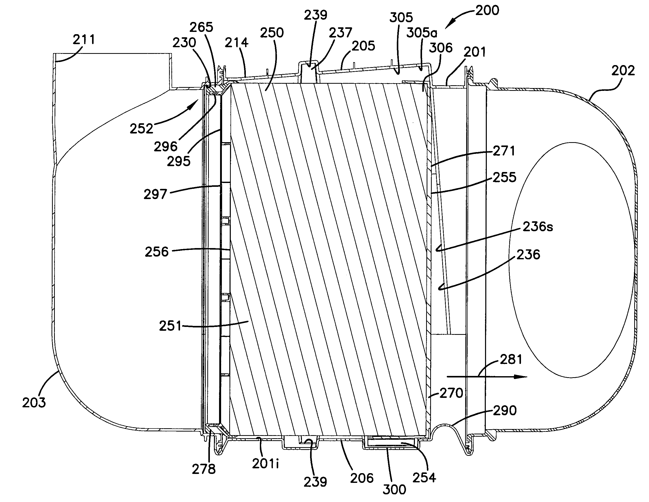 Air cleaner arrangements; components thereof; and, methods