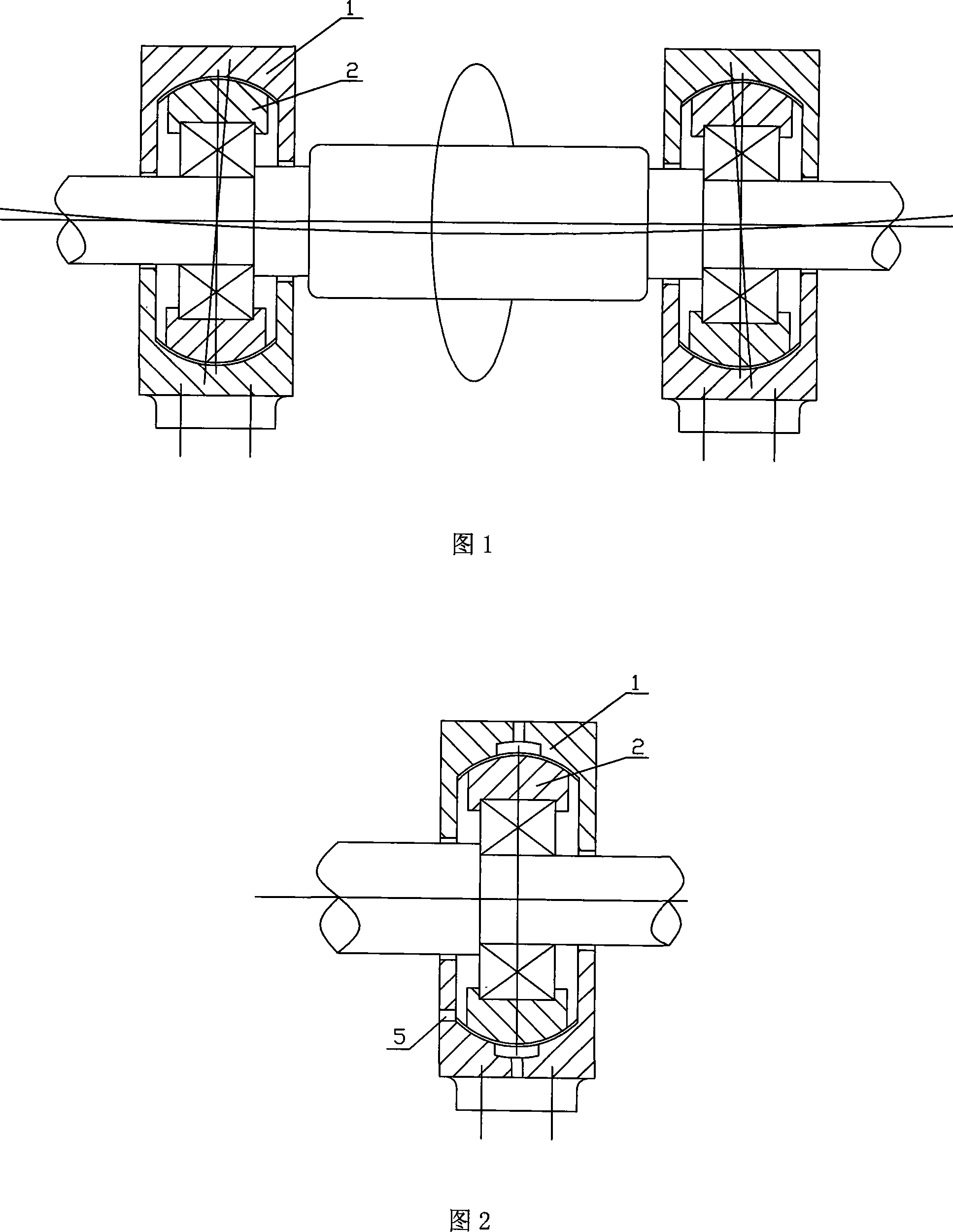 Static-pressure supporting spherical self-aligning bearing seat