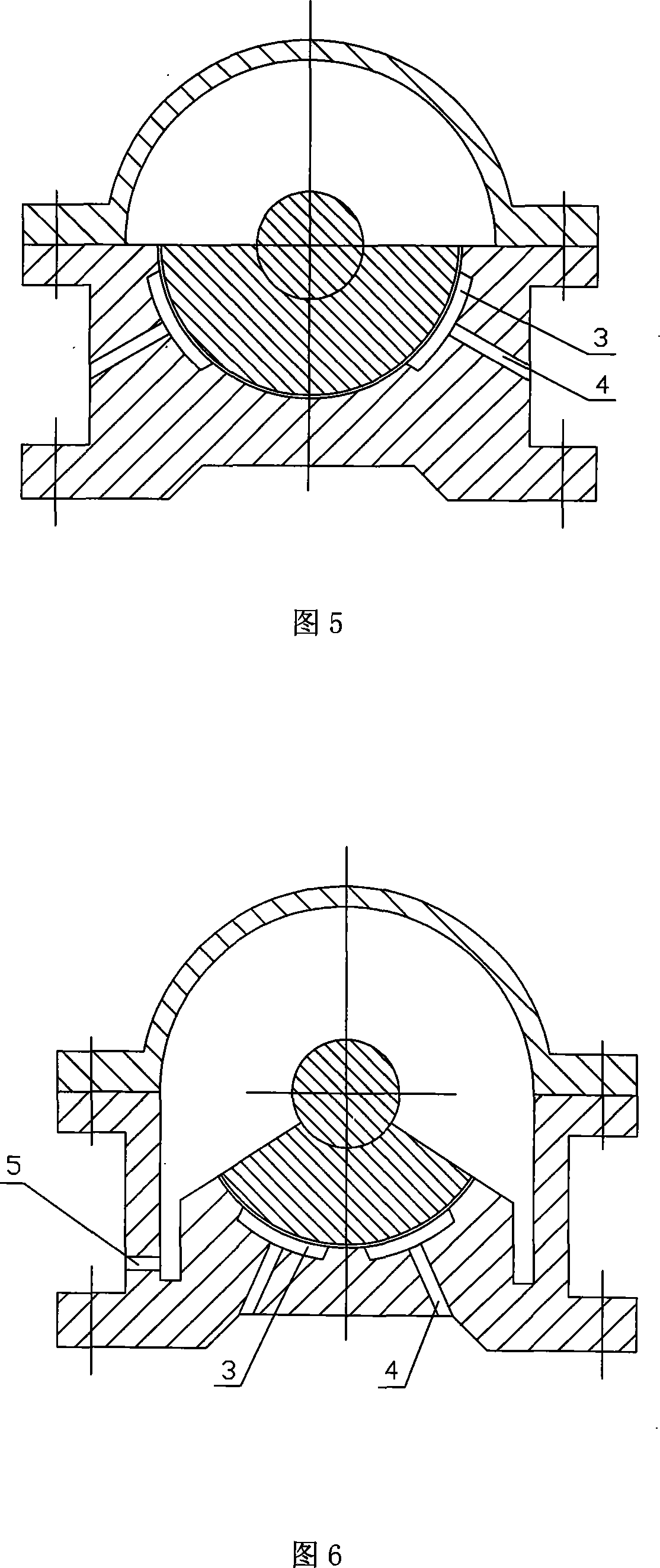 Static-pressure supporting spherical self-aligning bearing seat