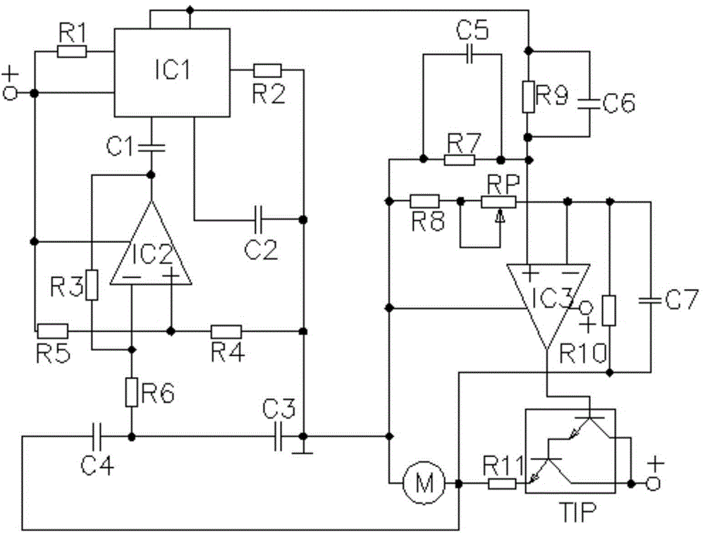 Motor constant speed controller for titanium dioxide ultra-fine grinding machine