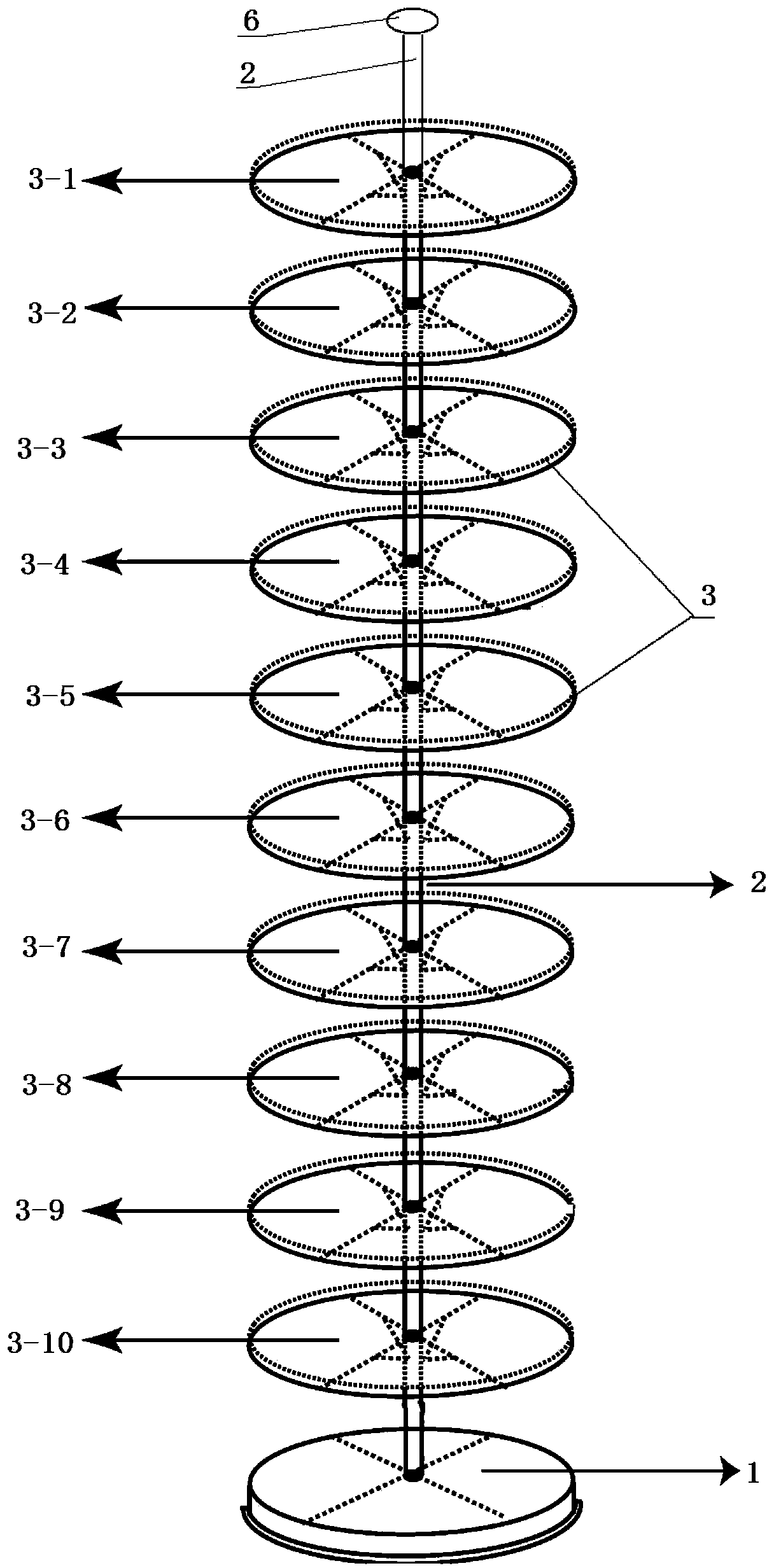 Grain size measurement barrel for seeds and application thereof