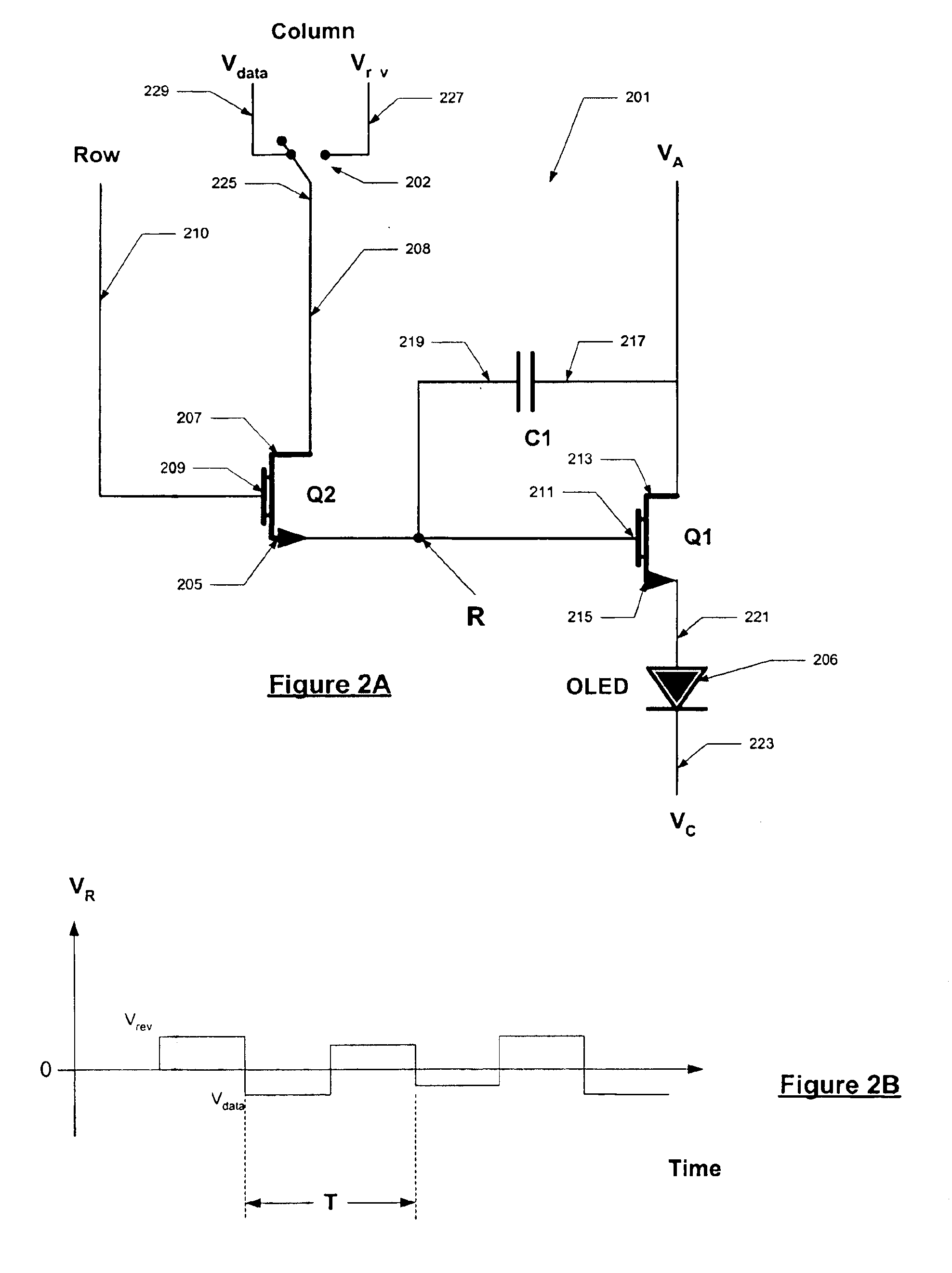 Method and system for stabilizing thin film transistors in AMOLED displays