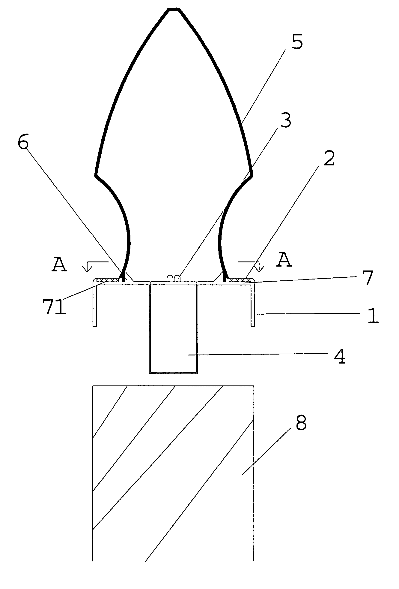 Solar light for a fence post