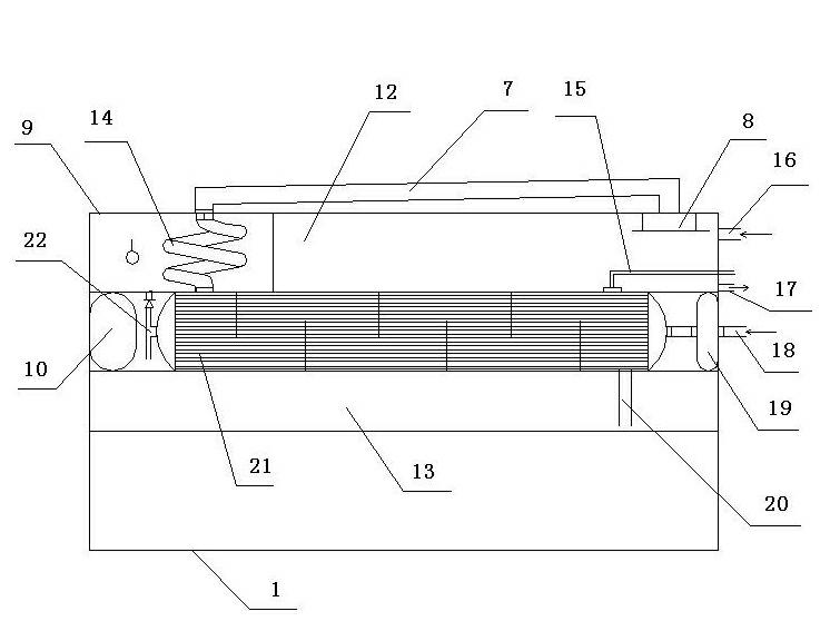 Integrated solar sea water desalinating device