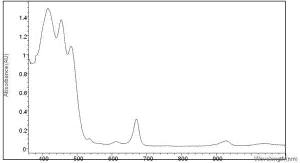 Method for detecting chlorophyllin copper in olive oil