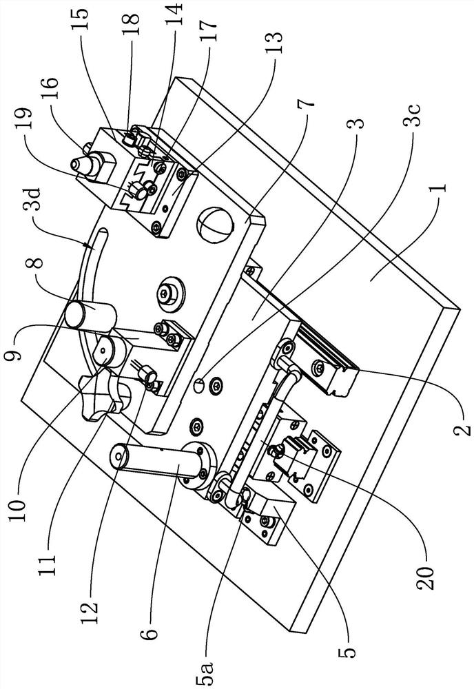 Manual three-vehicle-type switching device