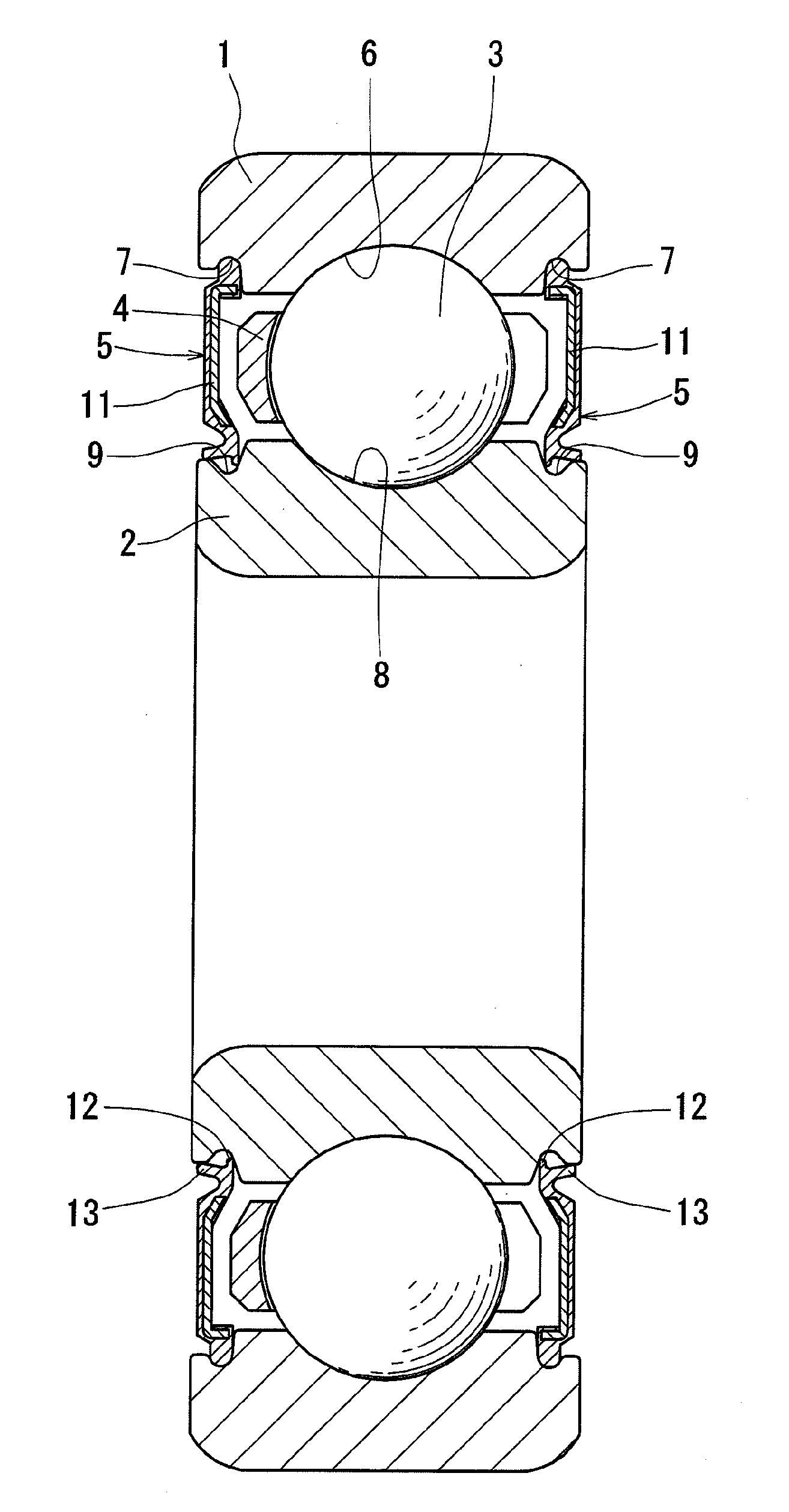 Sealed rolliing bearing