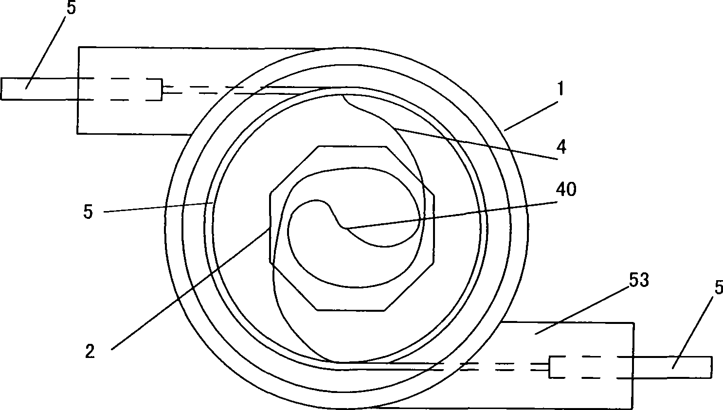 Optical fiber compound phase line joint box