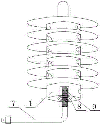 A countable arc intercepting lightning arrester