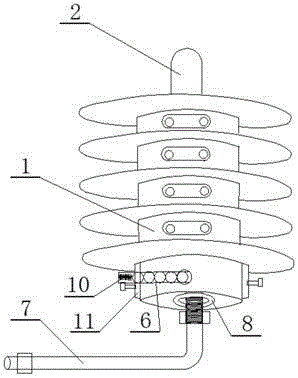 A countable arc intercepting lightning arrester