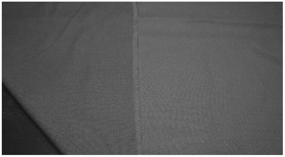 Single-face easy-care finishing method for fiber fabric with cellulose