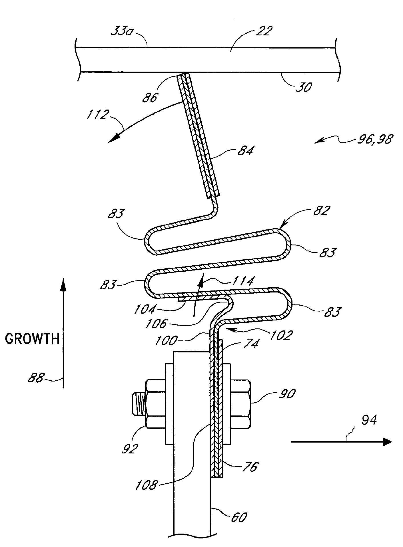 Sealing element for a regenerative heat exchanger