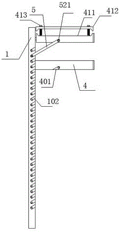 Cable erection structure of cable channel