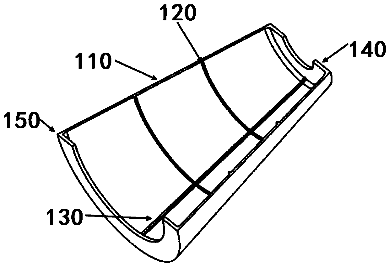 Wave-transmitting composite material half cover and preparation method thereof