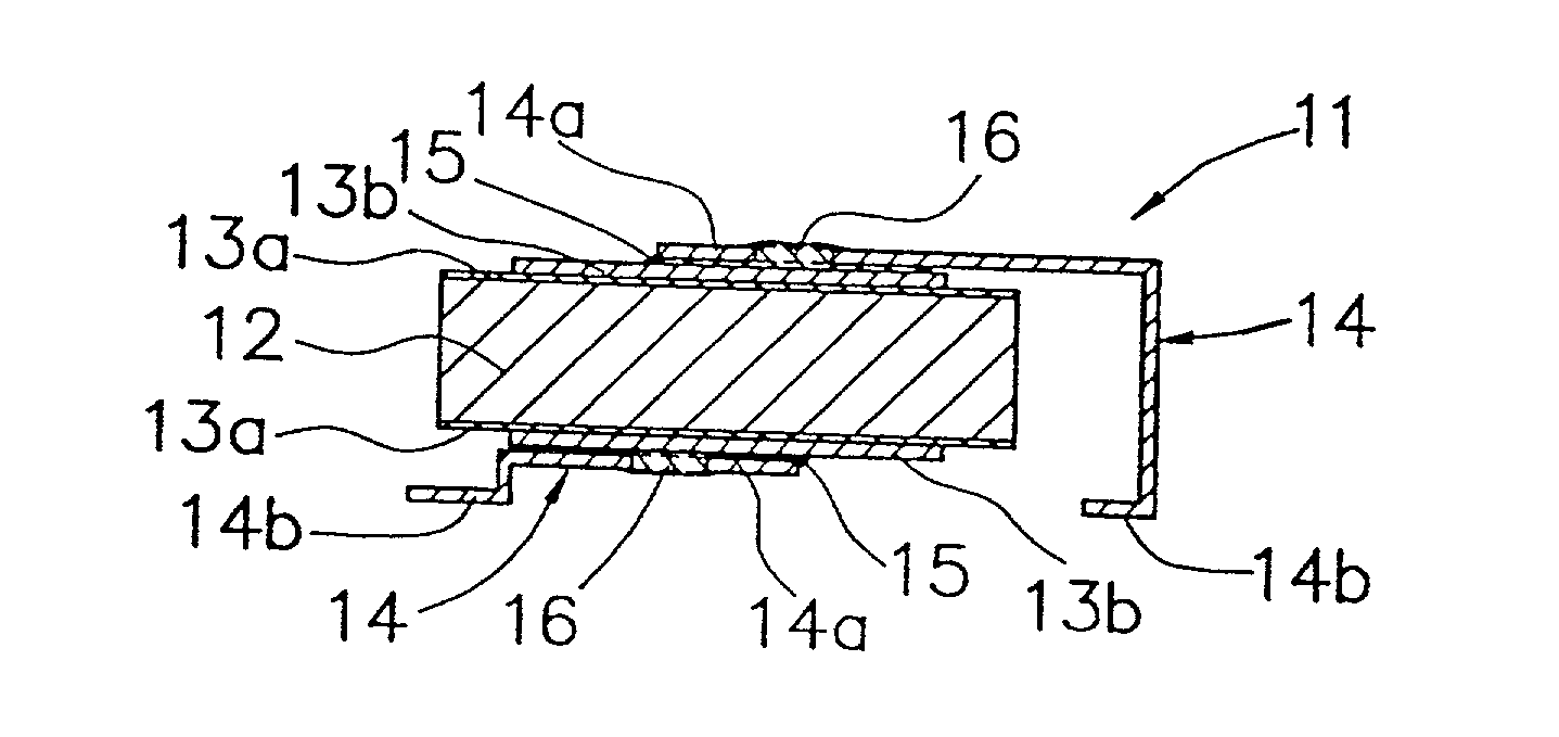 Surface-mount positive coefficient thermistor and method for making the same