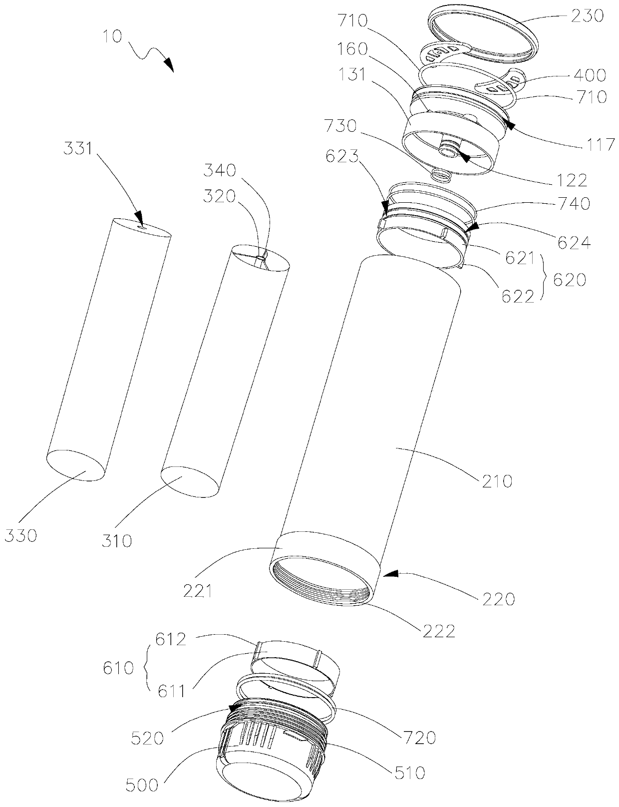 Filter element structure