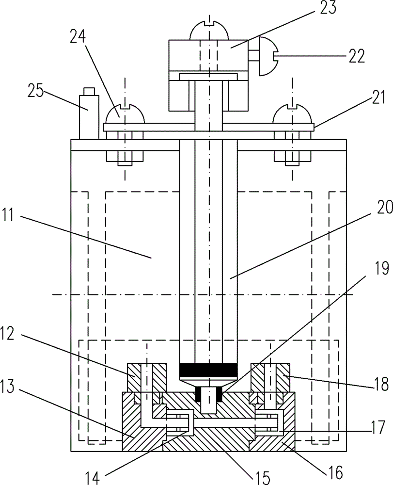 Adjustable quantitative injection pump