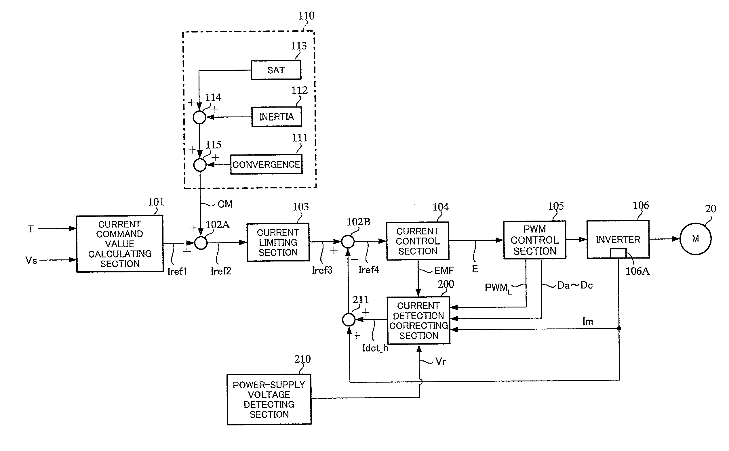 Motor control apparatus and electric power steering apparatus