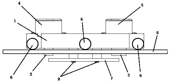 Pulley device of high-redundancy absolute grating ruler read head