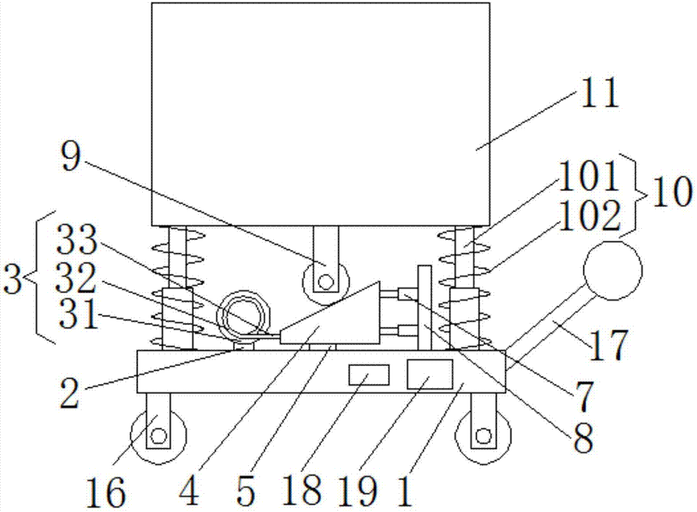 Feeding trough facilitating feeding of cattle with different body sizes