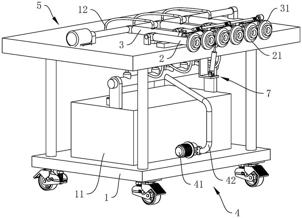 Spraying equipment for bottom mud passivator