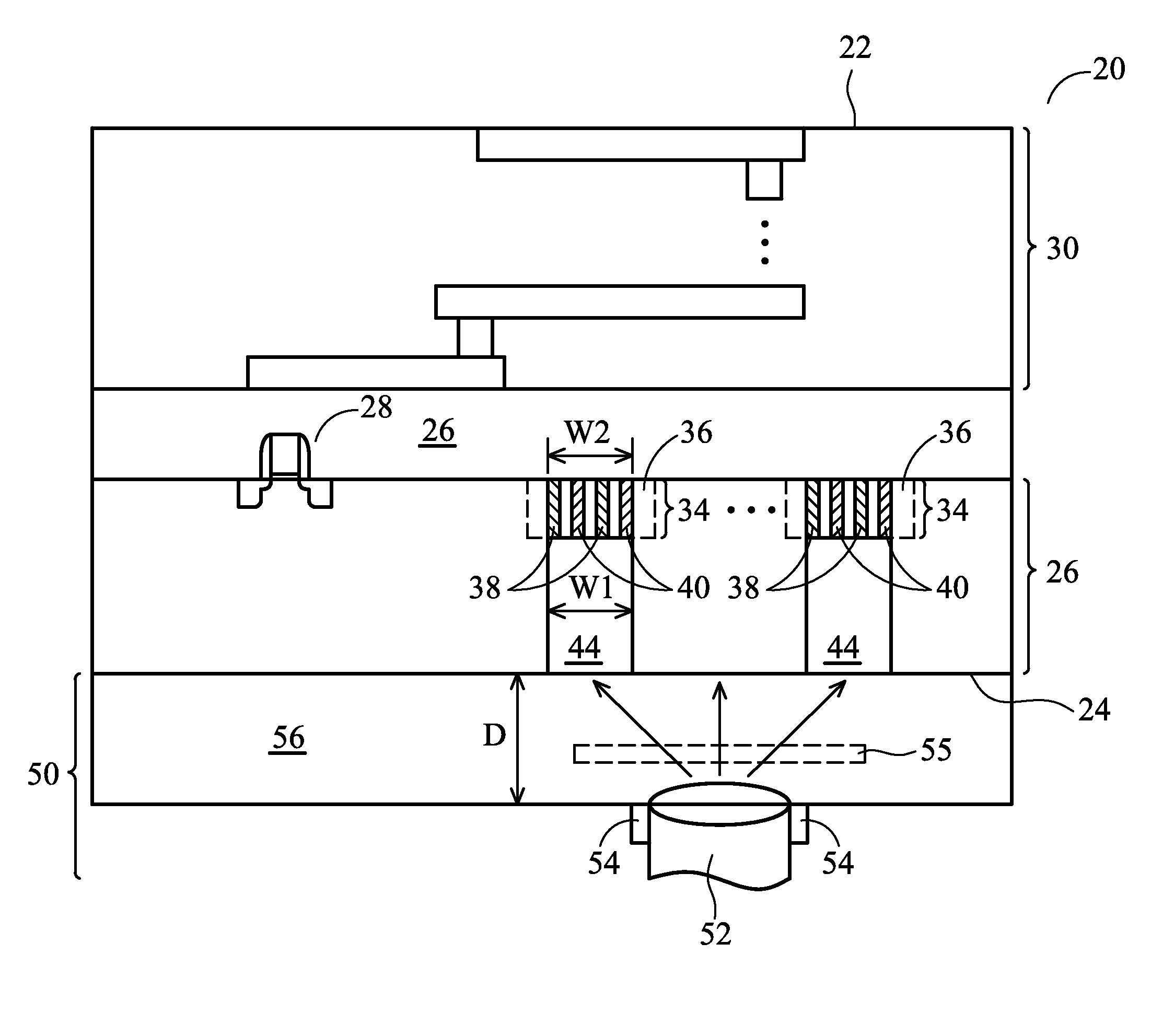 Optical clock signal distribution using through-silicon vias