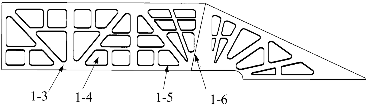 Variable-thickness lightweight elastic wing skin forming method