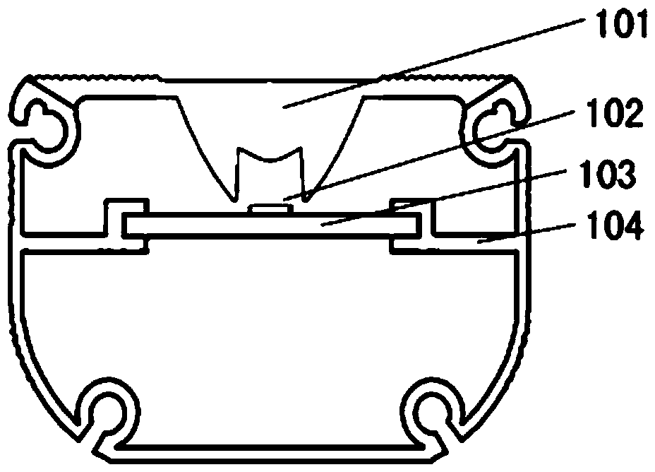 A kind of led floodlight lamp and its manufacturing method