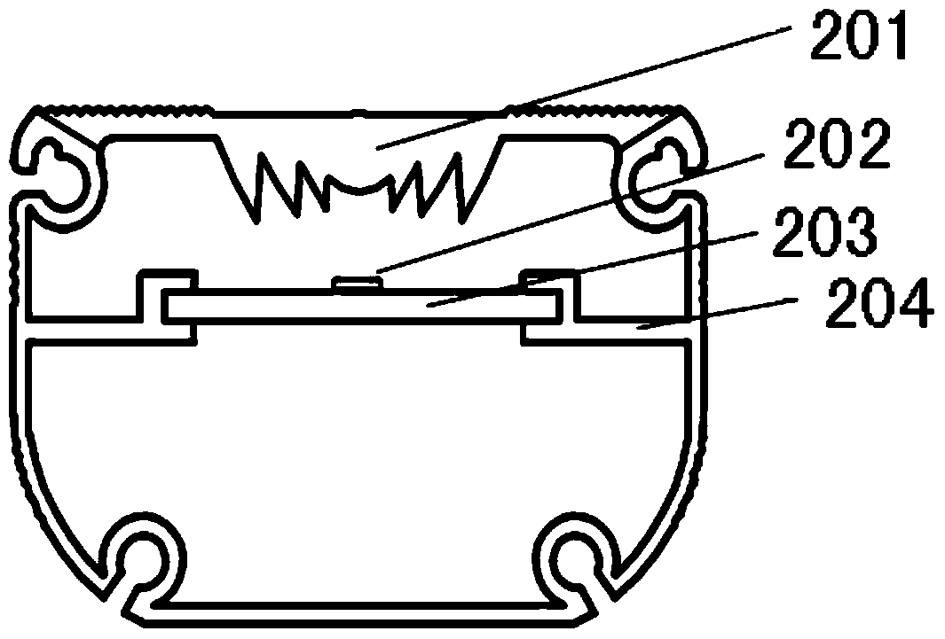 A kind of led floodlight lamp and its manufacturing method